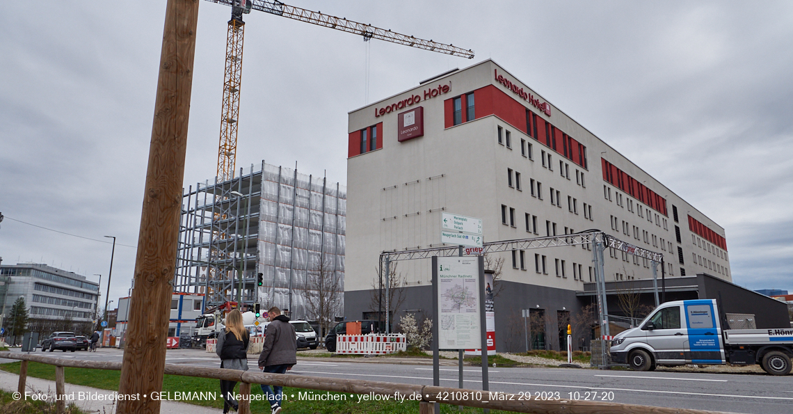 29.03.2023 - Baustelle REVO und Umgebung in Neuperlach